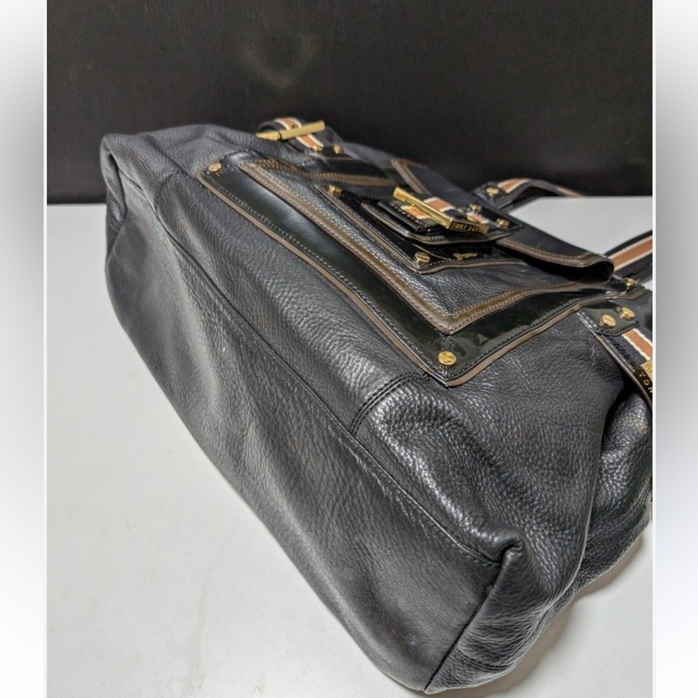 Beautiful large Tory Burch Black Leather Tote Bag - Weekend or Work bag - Picture 3 of 14